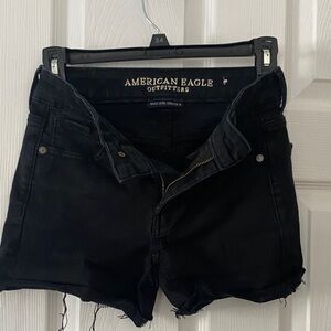 American Eagle Outfitters Women's Black Jean Shorts